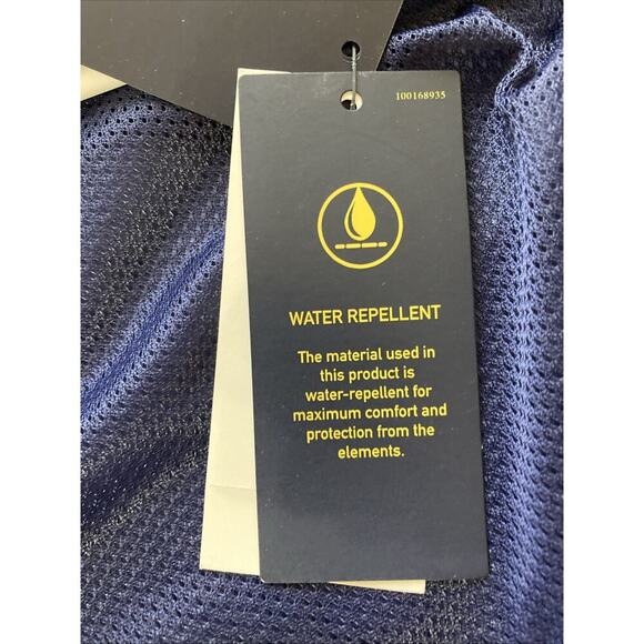 Polo Ralph Lauren Men’s Performance Windbreaker Jacket Sz M New Blue Repellent - Picture 11 of 11